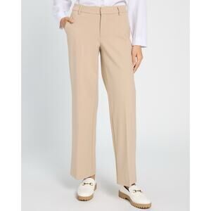 Liverpool Dress Pants Kelsey Wide Leg Trouser In Biscuit Tan 16W